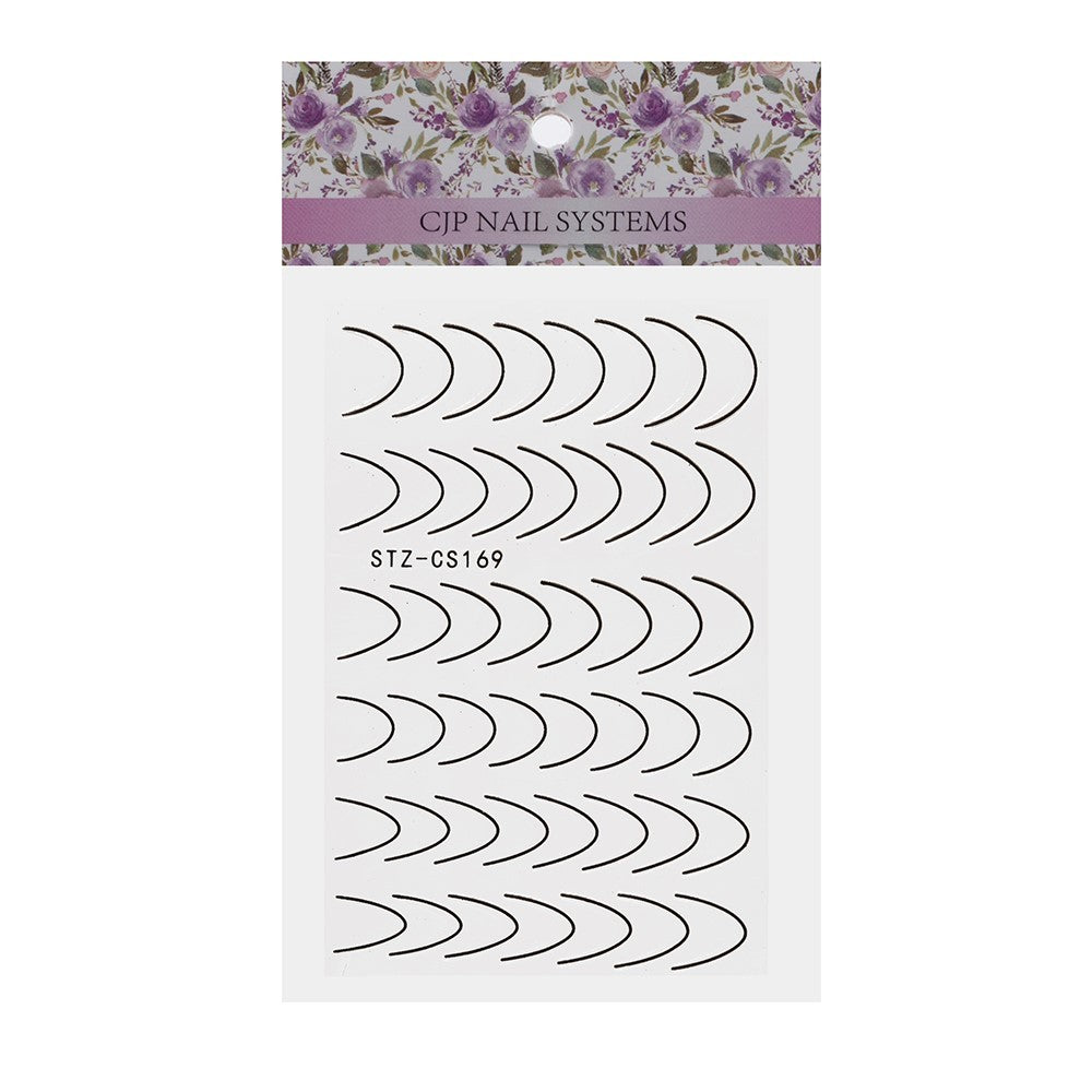 French Black Sticker