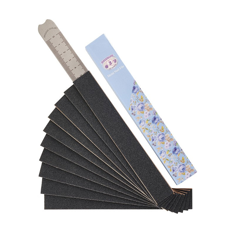 Metal File with 10 Sleeves - 100 grit