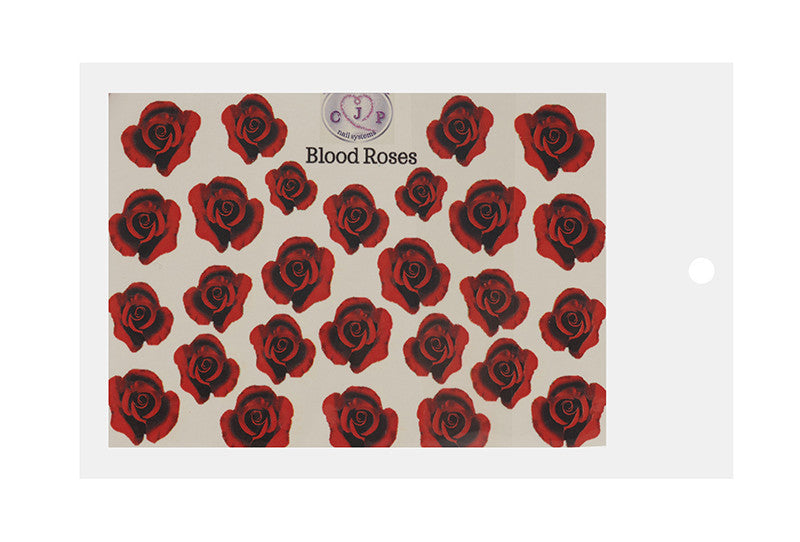 Blood Roses Water Decals