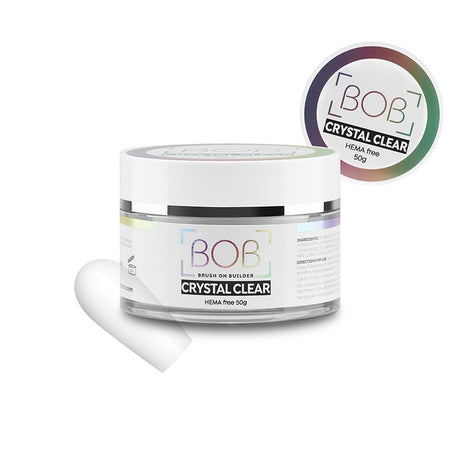 clear builder gel in a pot