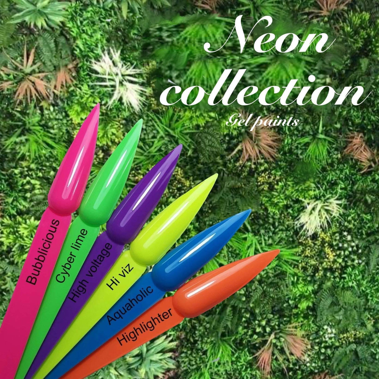 Neon Gel Paint Bundle X 6