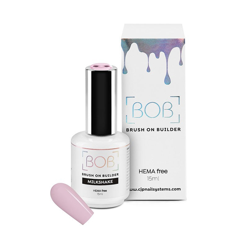 pink builder gel in a bottle