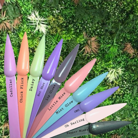 pastel gel shades