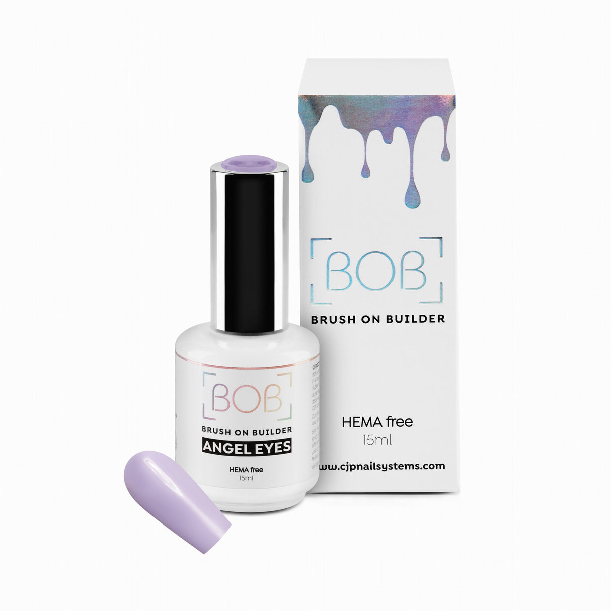 purple builder gel in a bottle