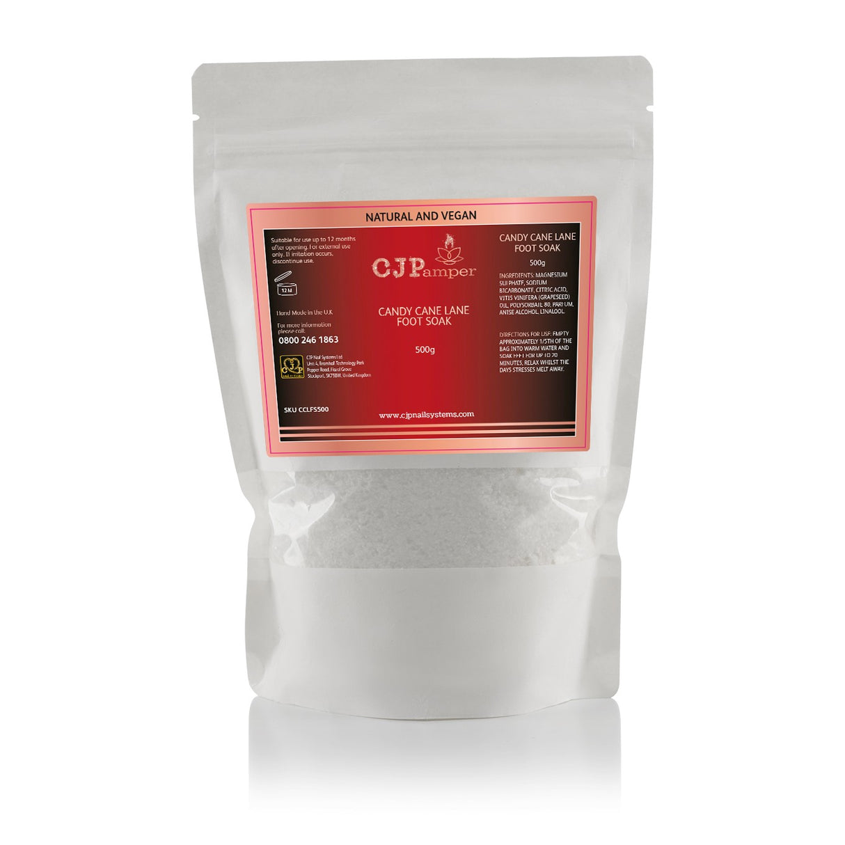 Candy Cane Lane Foot Soak 500g