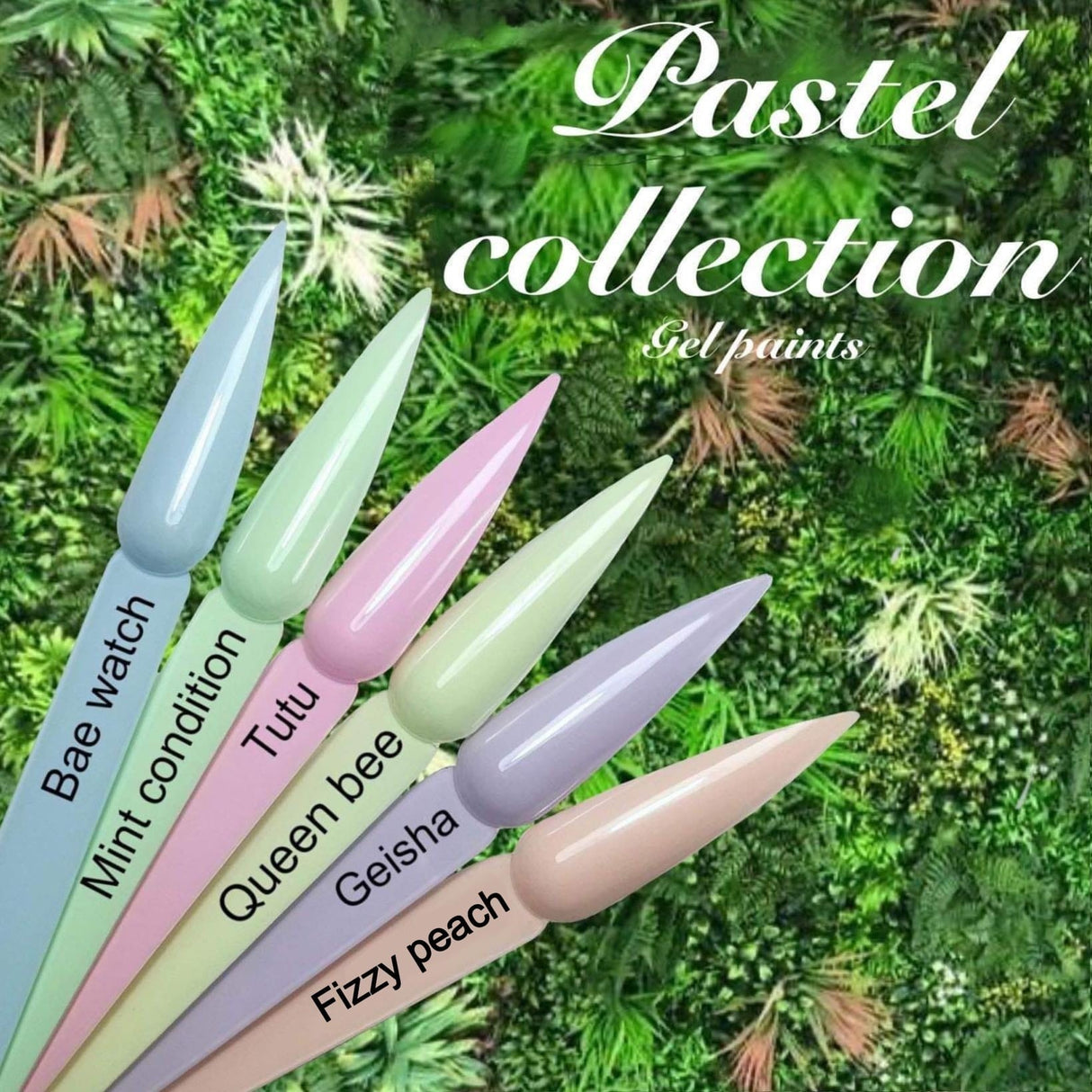 Pastel Gel Paint Bundle X 6