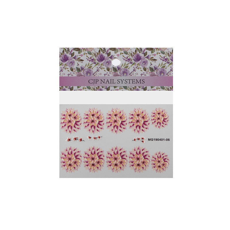 5D Water Decals Bouquet