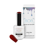burgundy builder gel in a bottle