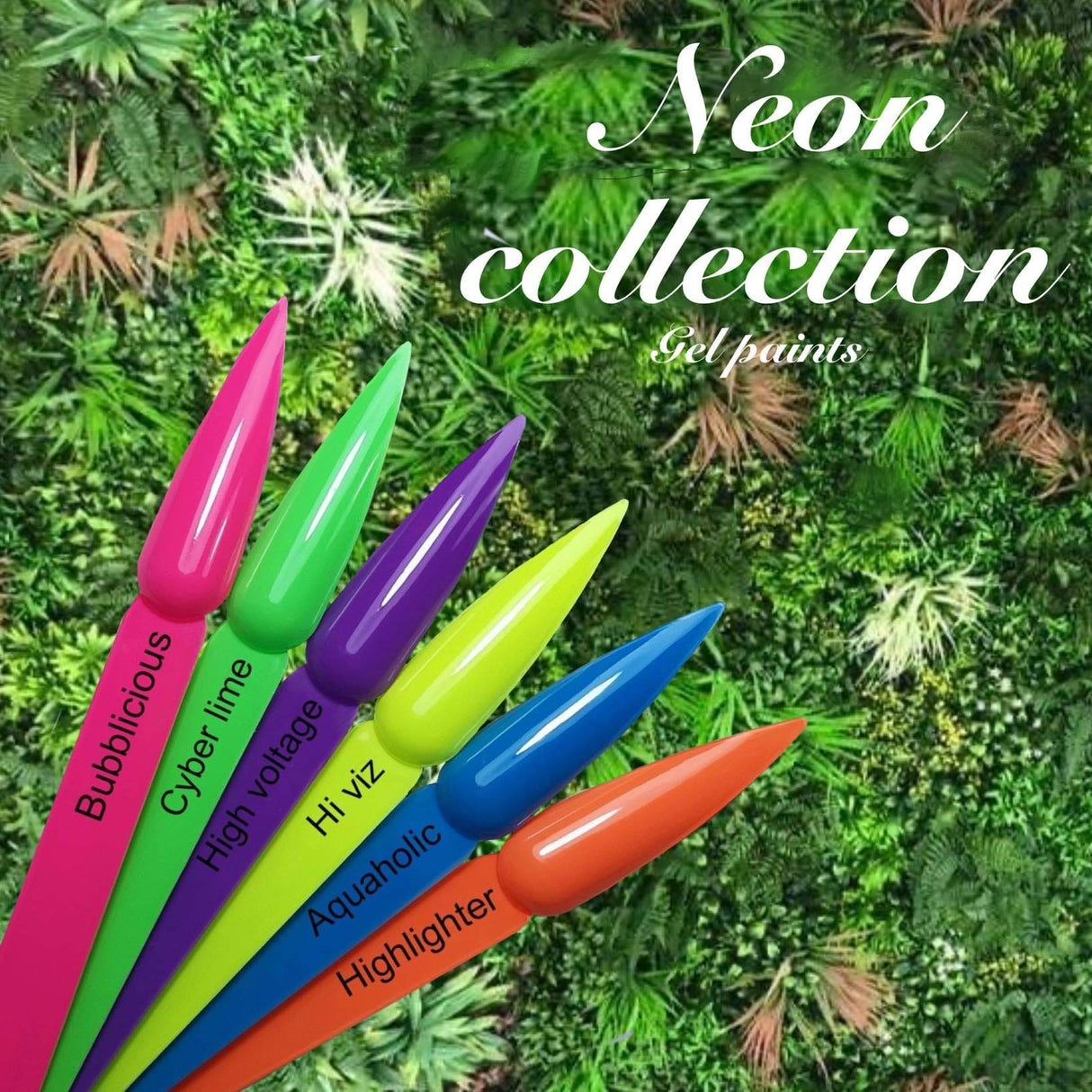 Neon  Gel Paint Bundle X 6