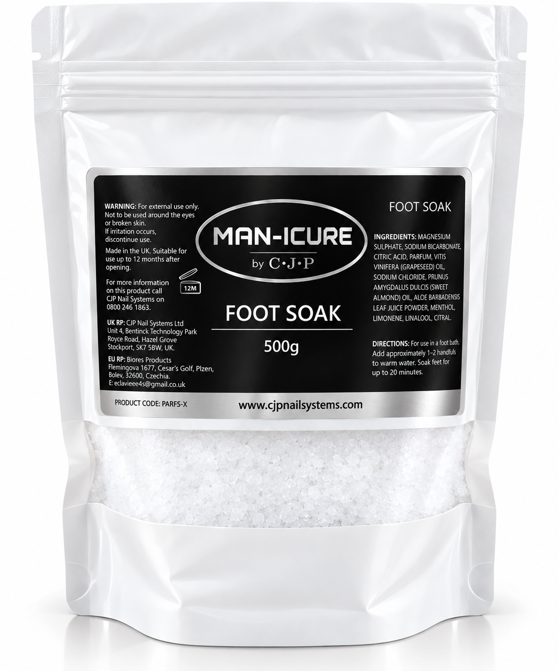 MAN-ICURE  Foot Soak 500g (Masculine Scent)