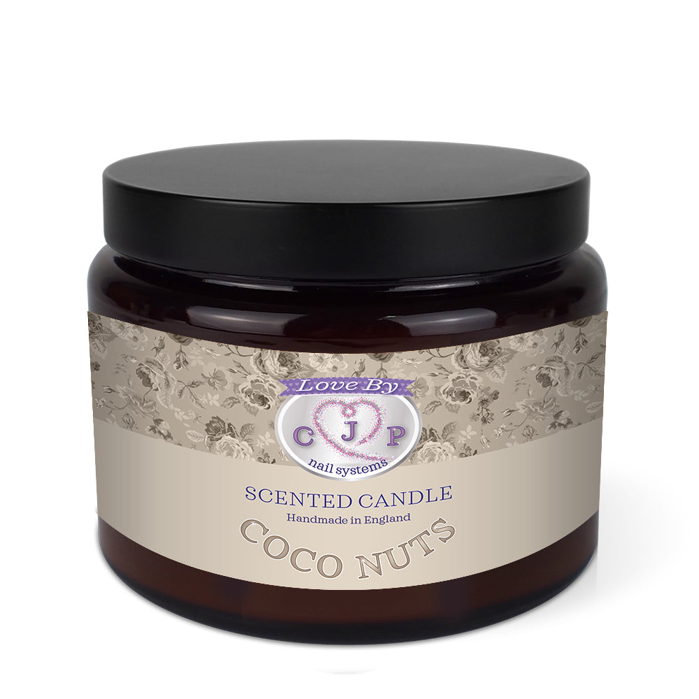 Coco-Nuts  Glass triple wick candle