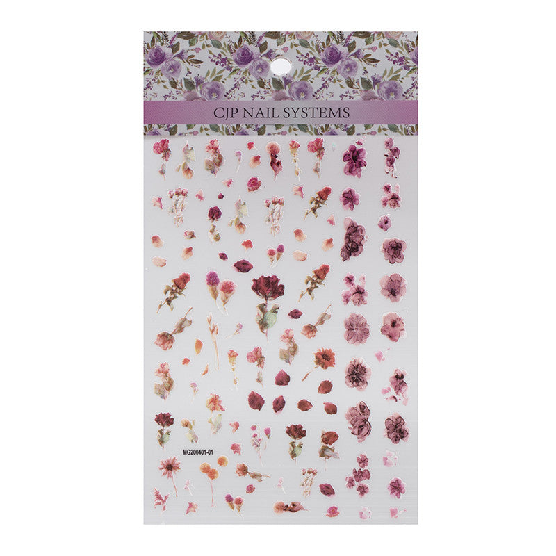 Mauve flower Stickers