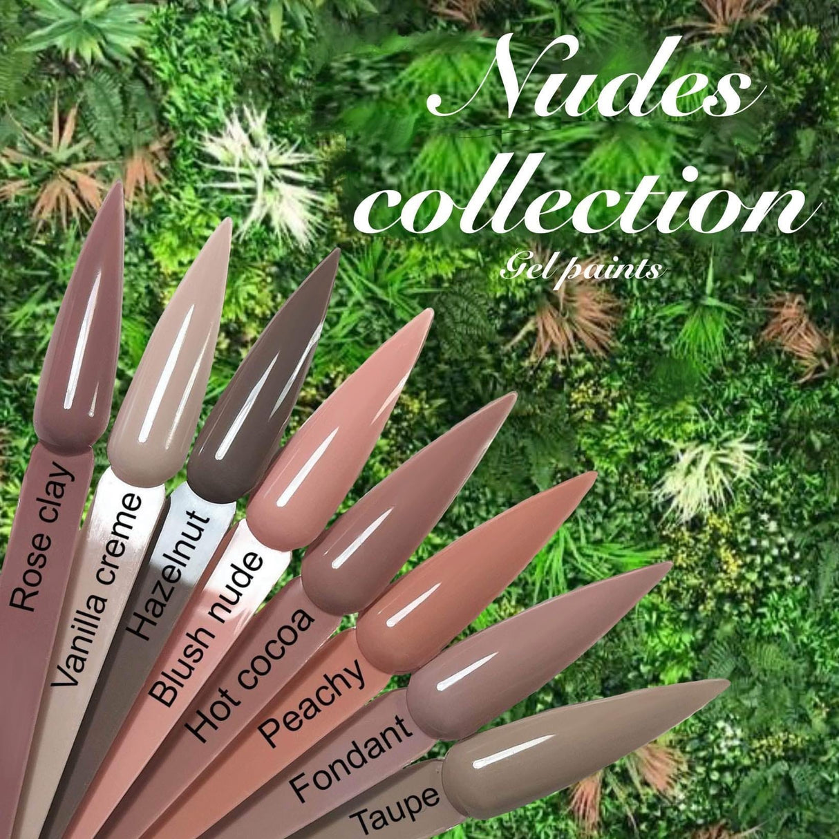 Nude Gel Paint Bundle X 8