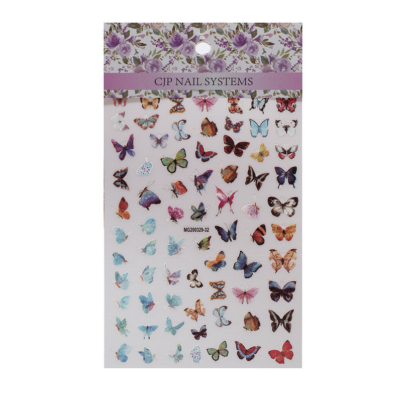 Spring Butterflies Stickers