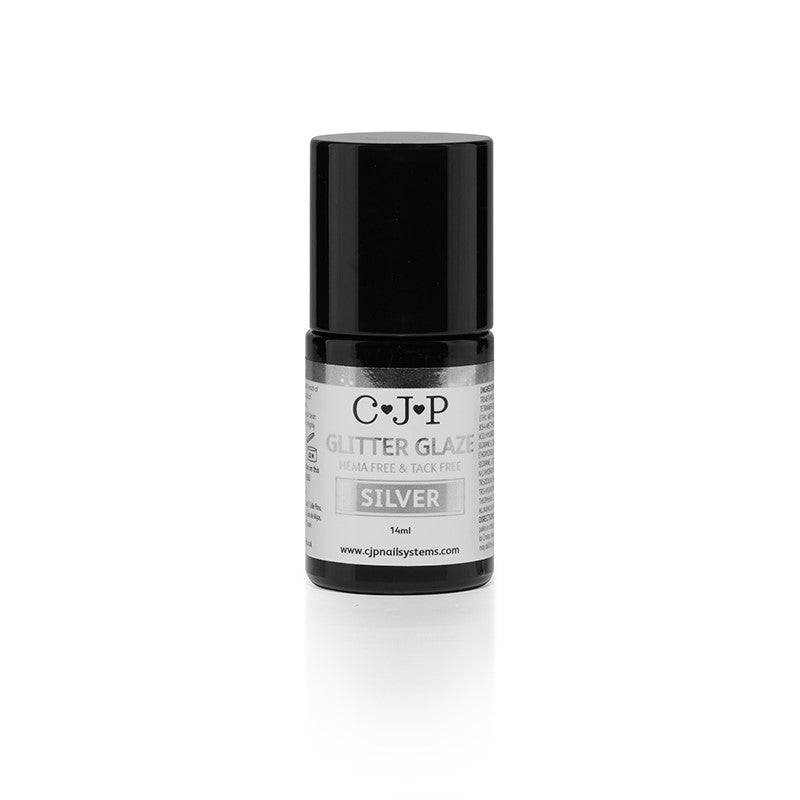 Glitter Glaze (SILVER) 14ml Top Gloss