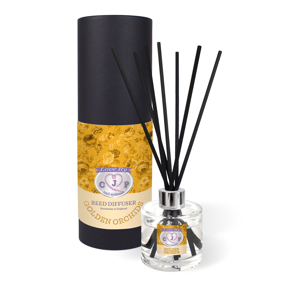 Golden Orchids Reed Diffuser – CJPNails