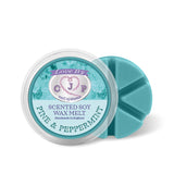 pine and peppermint wax melt