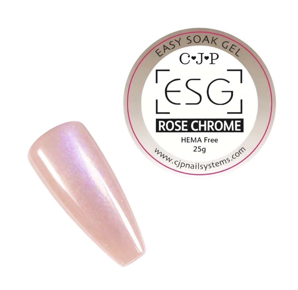 Rose Chrome  ESG 25g Pot NEW