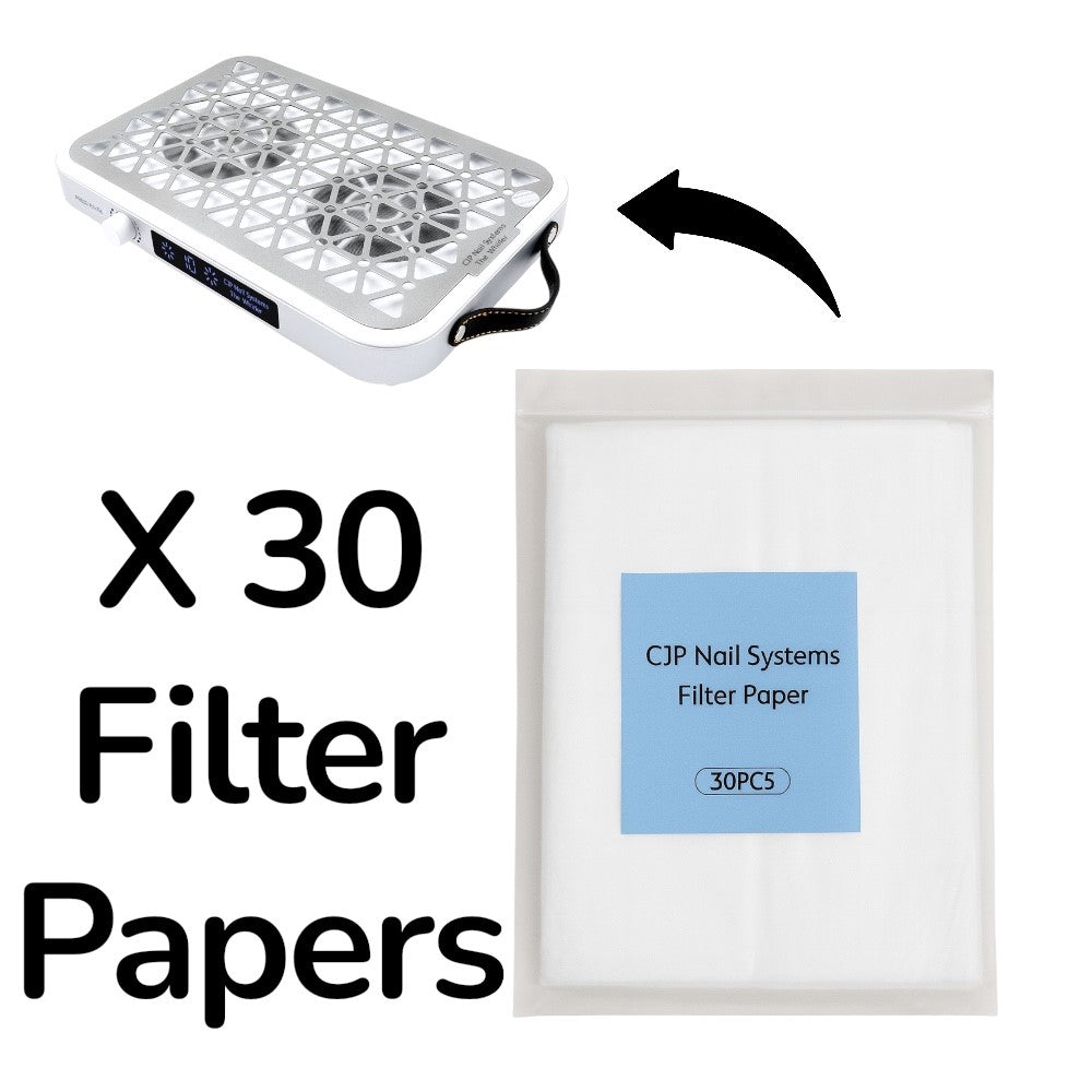 X30 O2nail The Whirler - Replacement Filter Papers x30 – CJPNails